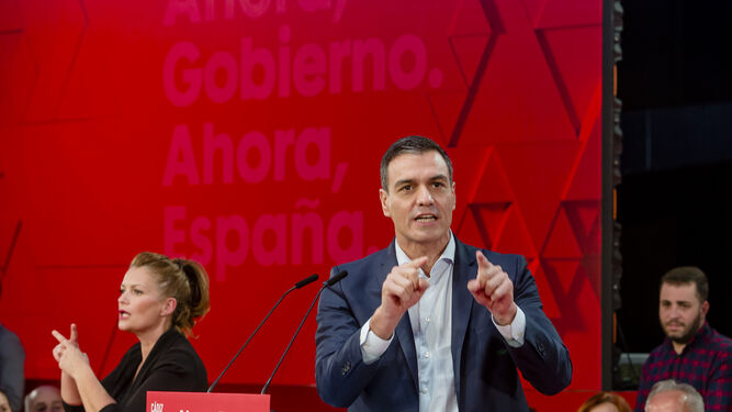 Im&aacute;genes del mitin del PSOE en C&aacute;diz