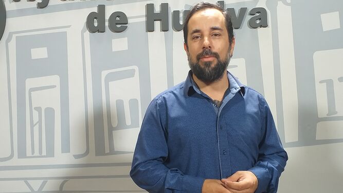 El viceportavoz de Adelante Huelva, Jesús Amador.