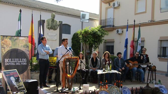 Presentación del festival Flamencondado entre Vinos que organiza Sentire con la colaboración del Ayuntamiento.
