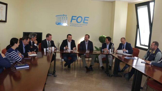 Reunión mantenida entre Ciudadanos y representantes de la FOE.