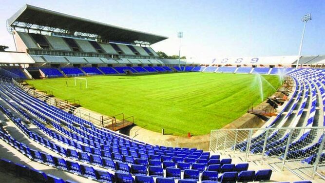 Vista panorámica del estadio Nuevo Colombino.