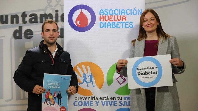 Presentación de los actos del Día Mundial de la Diabetes en el Ayuntamiento.