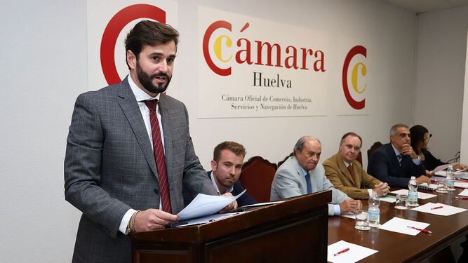Im&aacute;genes de la proclamaci&oacute;n de Daniel Toscano como nuevo presidente de la C&aacute;mara de Comercio de Huelva