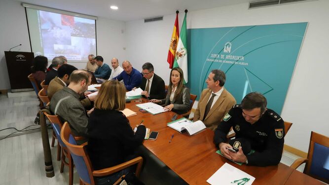 Reunión del Comité Asesor del Plan Infoca en Huelva.