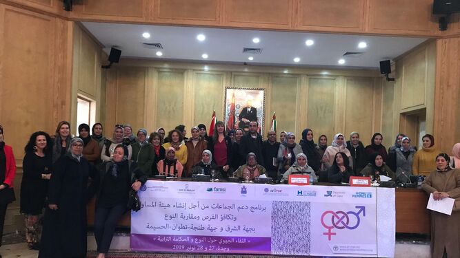 Participantes en el encuentro celebrado en la ciudad marroquí de Oujda.