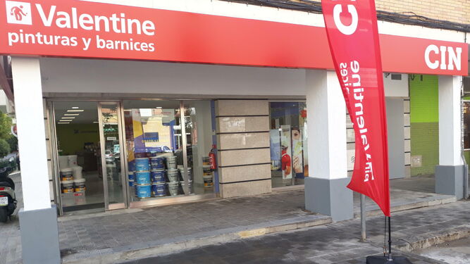 Nueva tienda de CIN Valentine en la calle Tharsis, 4 de Sevilla.