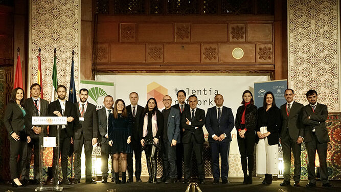 Galardonados, patrocinadores y organizadores de los Premios Talentia.
