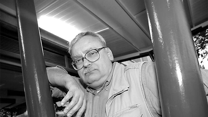 El escritor Andrezj Sapkowski en su visita a Cádiz en el año 2004