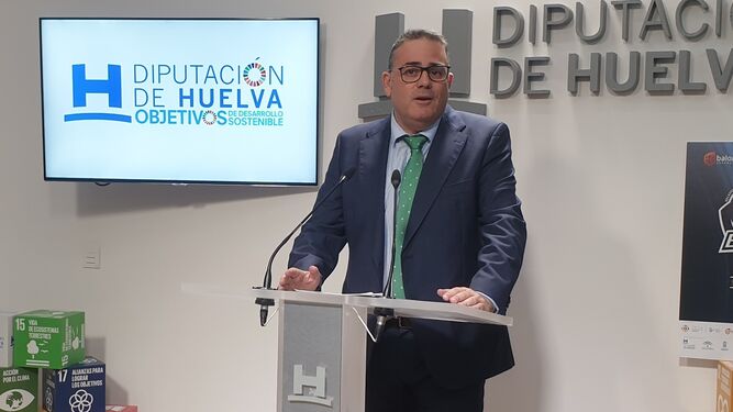 José Luis Pena, en un acto celebrado recientemente en la Diputación de Huelva.