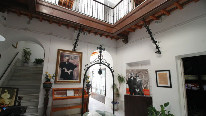 Interior de la casa museo Juan Ramón Jiménez