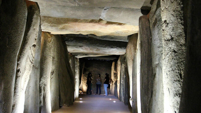 El dolmen de Soto de Trigueros.