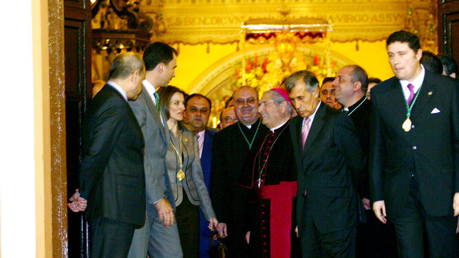 Los Reyes Felipe VI y Letizia en Almonte en su vista de 2006 cuando aún eran Prínicipes.