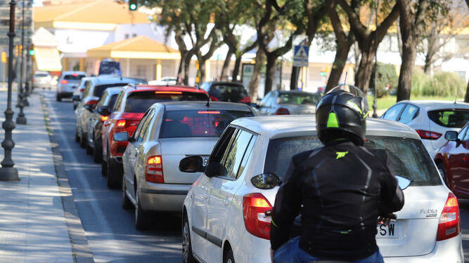 Frecuencia de tráfico en la Avenida de Andalucía.