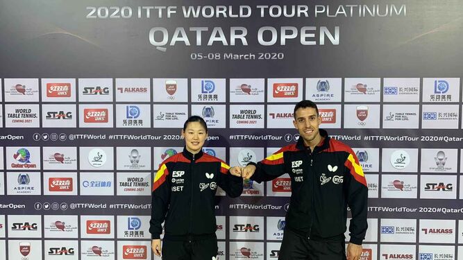 Álvaro Robles y María Xiao han logrado unos excelentes resultados en el Open de Qatar.