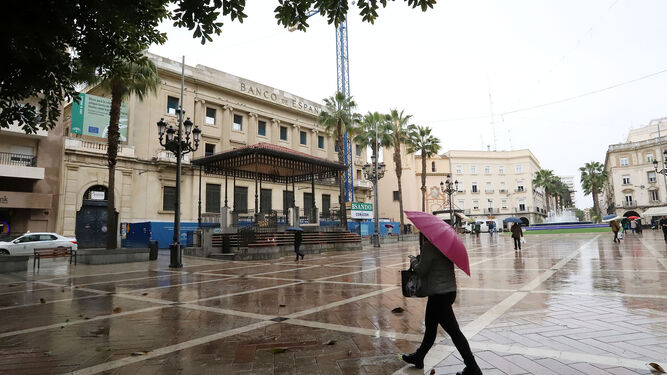 Las lluvias vuelven hoy y el fin de semana a Huelva en plena reclusión