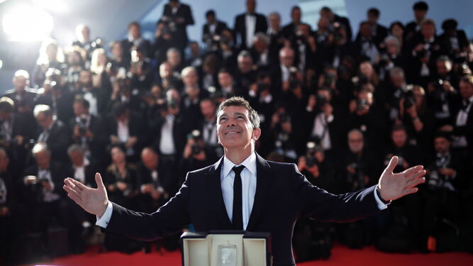 Antonio Banderas, en la edición 2019 de Cannes, donde se coronó como Mejor Actor.