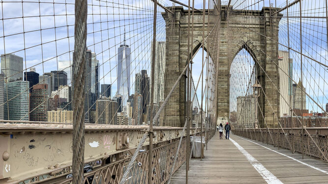 EEUU: Puente de Brooklyn, en Nueva York
