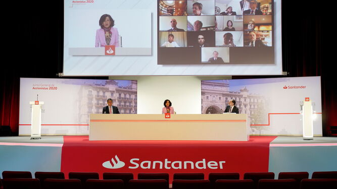 Junta de accionistas telemática de Banco Santander