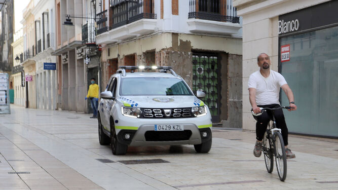 Persecuci&oacute;n a un ciclista con el estado de alarma en Huelva