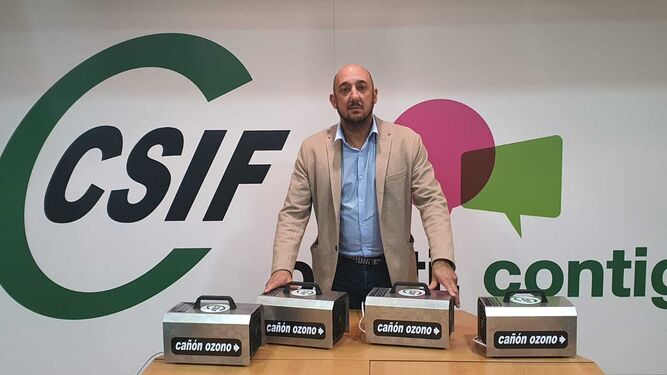 Juan Manuel Quilón, presidente de CSIF en Huelva.
