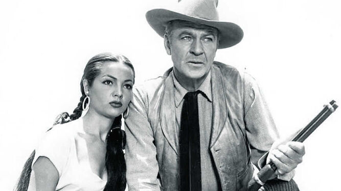 Gary Cooper y Sara Montiel en 'Veracruz'.