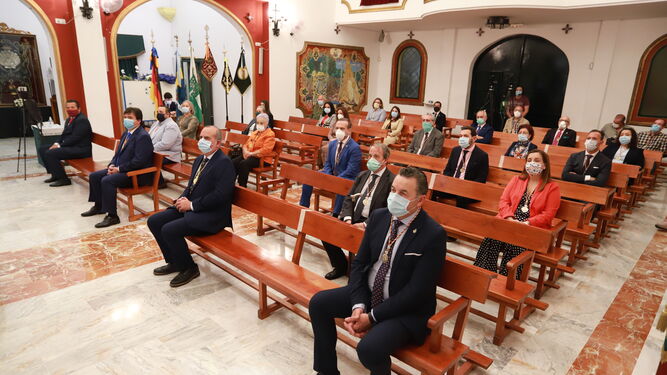 Im&aacute;genes de la funci&oacute;n principal de Emigrantes, presidida por el obispo de Huelva, Jos&eacute; Viaplana Blasco