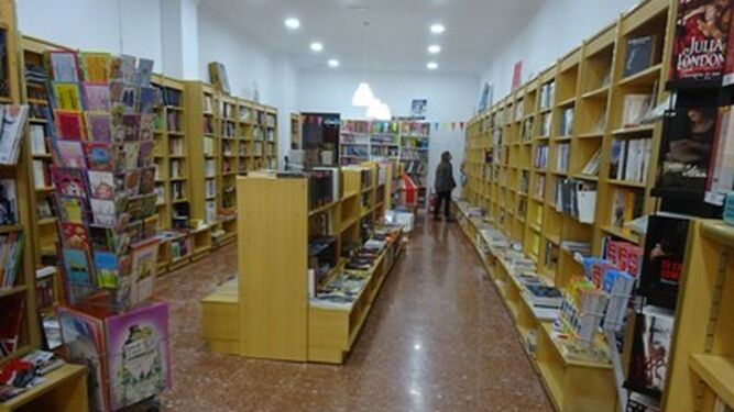 Librería Dorian en la capital onubense.