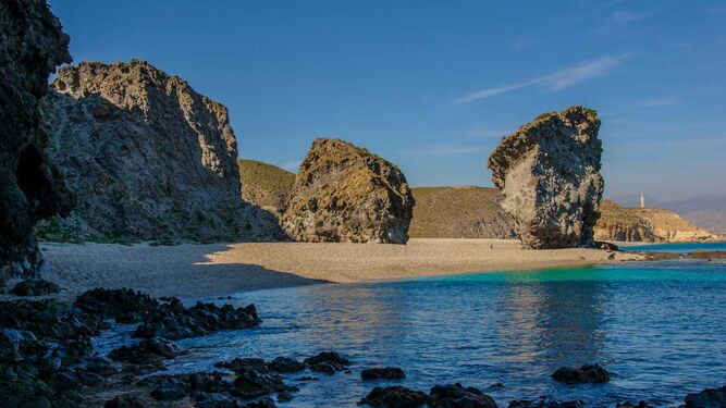 La playa de Los Muertos es u de las más reconocidas a nivel nacional e internacional del Parque Natural Cabo de Gata-Níjar