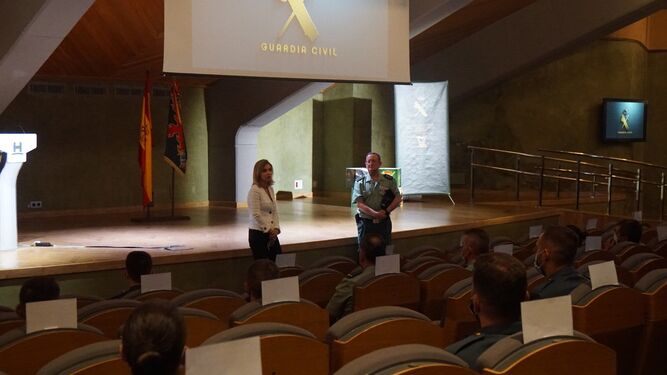 Presentación de los nuevos guardias civiles para la provincia de Huelva