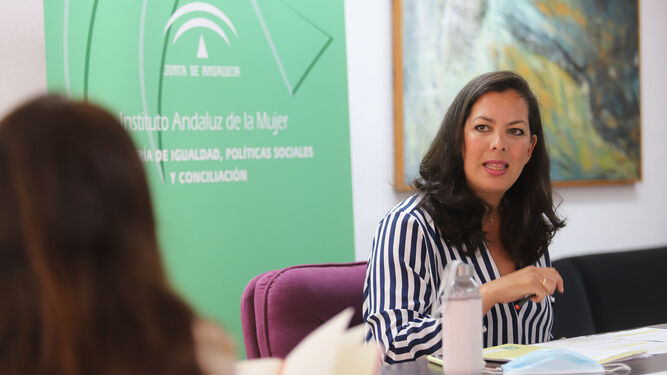 La asesora de programa del Instituto Andaluz de la Mujer (IAM) en Huelva, María Martín.