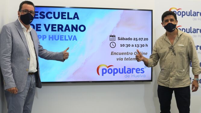 El Partido Popular de Huelva presenta su escuela de verano.