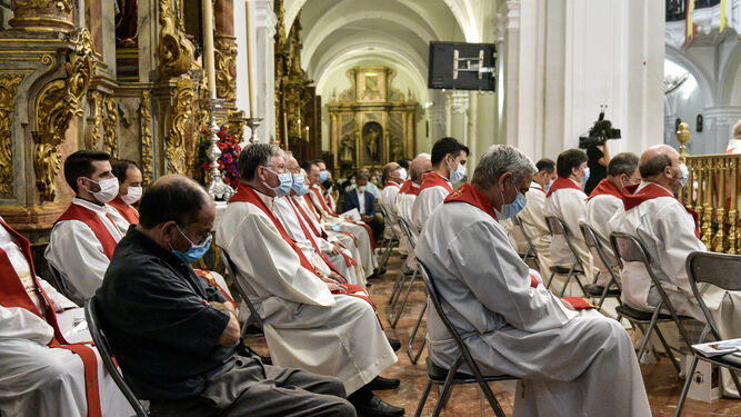 Im&aacute;genes de la toma de posesi&oacute;n de Santiago G&oacute;mez Sierra como nuevo obispo de Huelva
