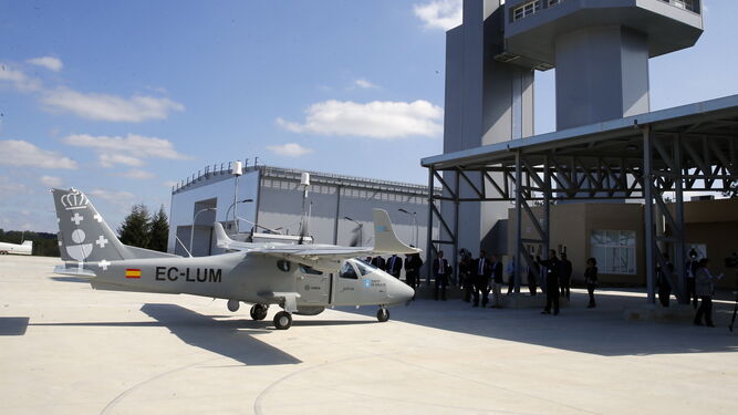 Imágenes de las instalaciones del aeródromo de Lugo.