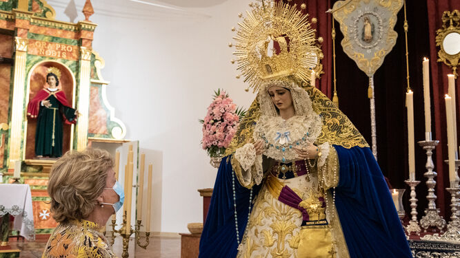 Im&aacute;genes del culto a la Virgen de Los Dolores en Las Colonias