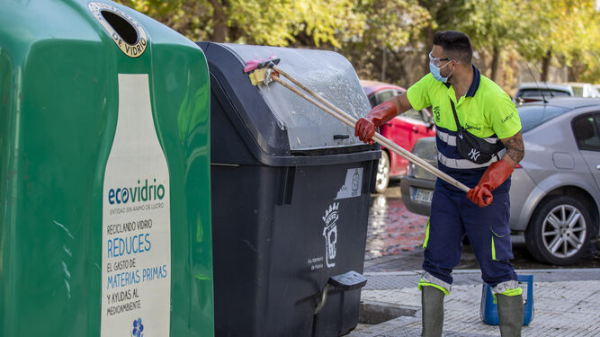 El plan de mejora municipal incluye el saneamiento de contenedores de residuos.
