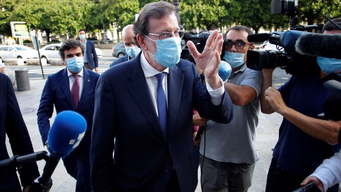 El expresidente del Gobierno Mariano Rajoy, en una imagen reciente en A Coruña