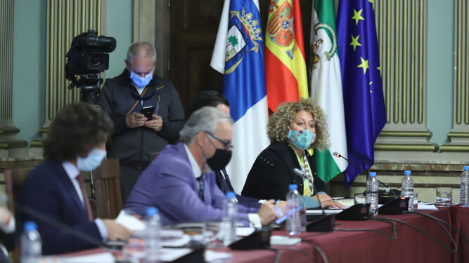 Im&aacute;genes del pleno celebrado en el Ayuntamiento de Huelva