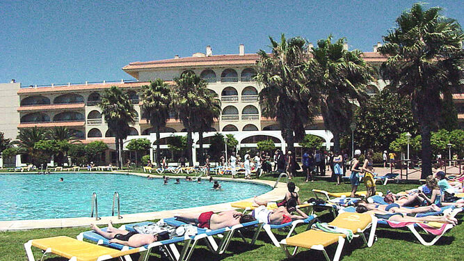 Panorámica del Gran Hotel El Coto en el año 2000.