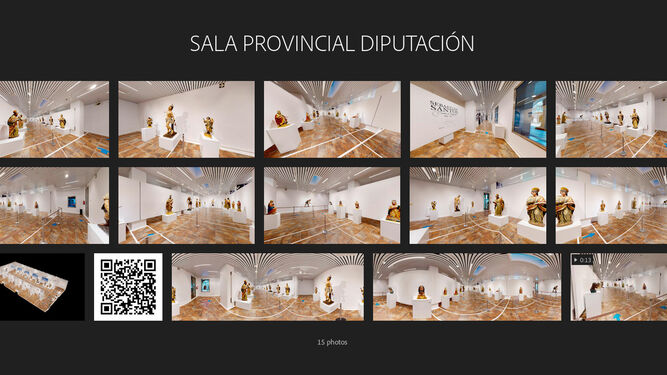 Una imagen del tour virtual por la Sala Provincial de Diputación.
