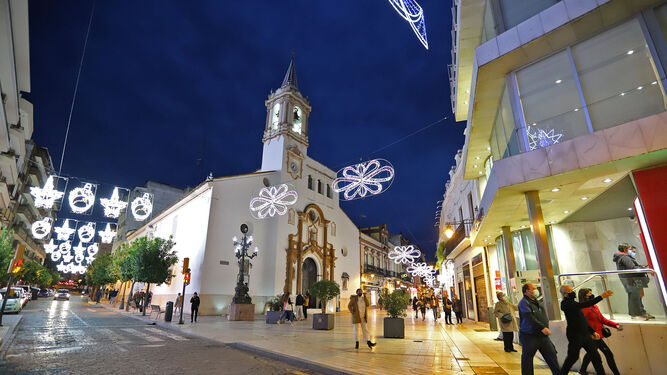 El alumbrado navide&ntilde;o de Huelva