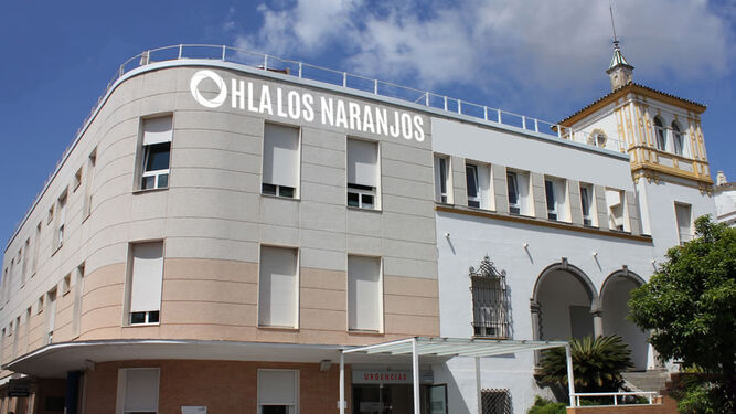 Fachada del hospital HLA Los Naranjos.