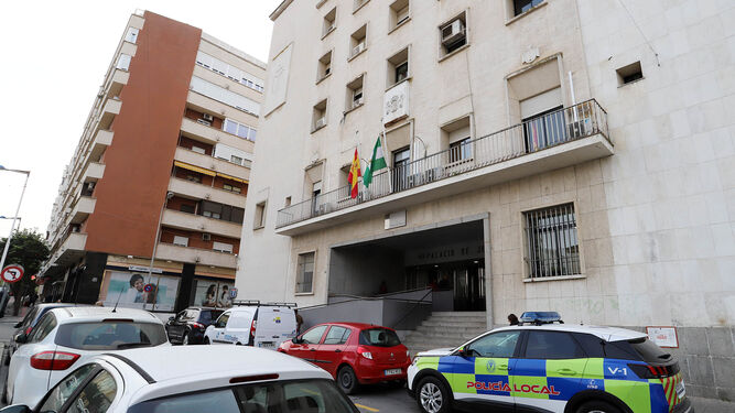 Fachada exterior de la Audiencia Provincial de Huelva.