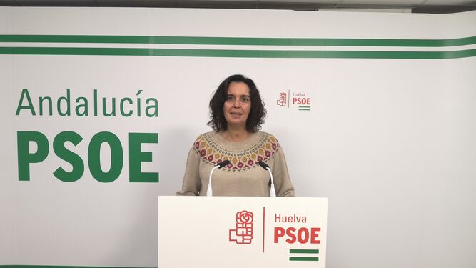 Susana Rivas, responsable de Educación del PSOE de Huelva