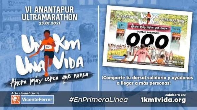 Cartel promocional de la  IV Antantapur Ultramarathon