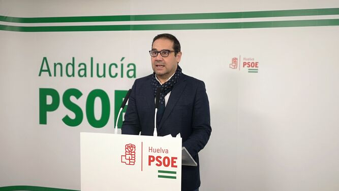 El portavoz del PSOE de Huelva y diputado nacional, José Luis Ramos