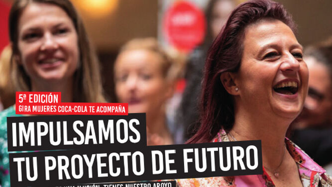 Cartel de la iniciativa de la Diputación de Huelva y Coca-Cola.