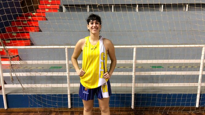 La alero Marina Barroso, nueva jugadora del Ciudad de Huelva.