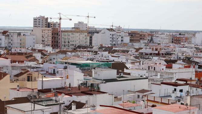Imagen general de las viviendas de Huelva capital.