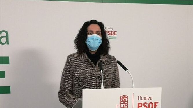 La responsable de Sanidad del PSOE de Huelva, Susana Rivas.