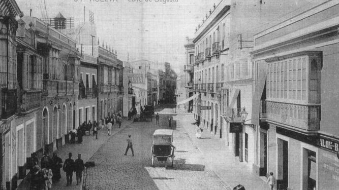 La calle Jesús Nazareno a principios del siglo XX.